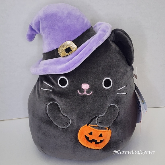 🎃 CALIO 🐈‍⬛️🧙‍♀️ Black Cat Witch Halloween 2024 Original Squishmallow ☆ NWT ☆